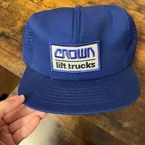 Crown Lift Trucks Blue Trucker Hat